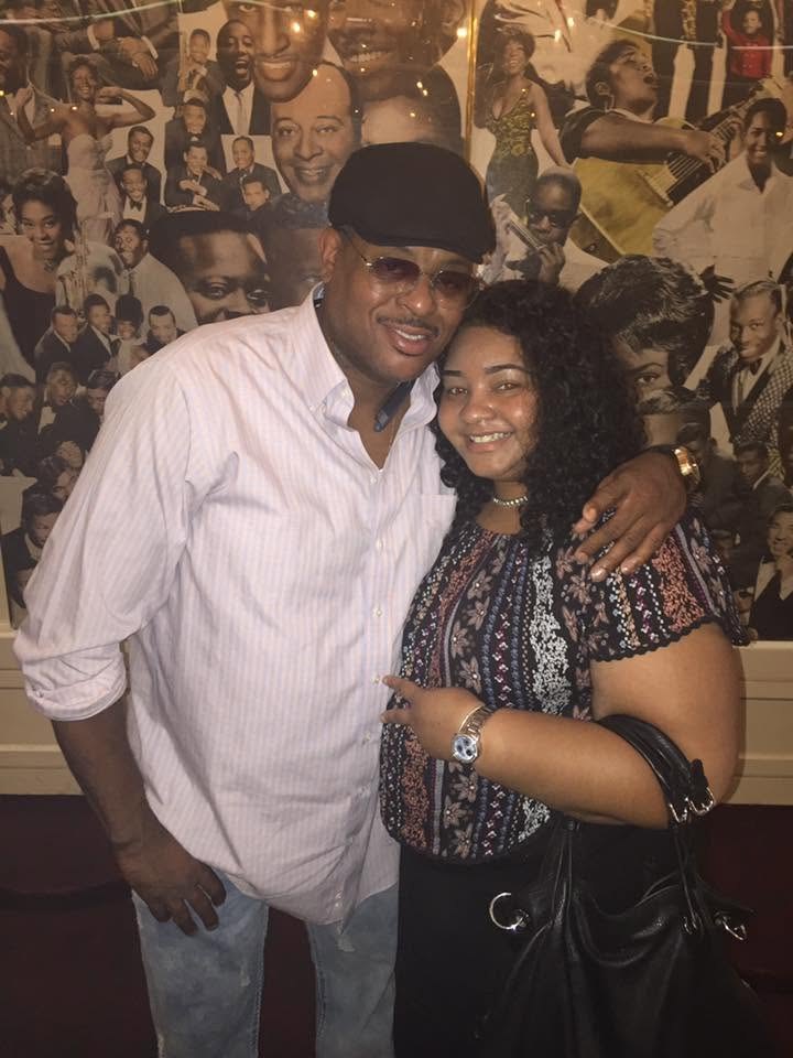 With comedy promoter Raymond Anthony